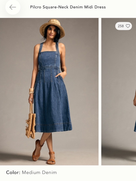 Anthropologie Dresses & Skirts - Anthropologie pilcro denim midi dress